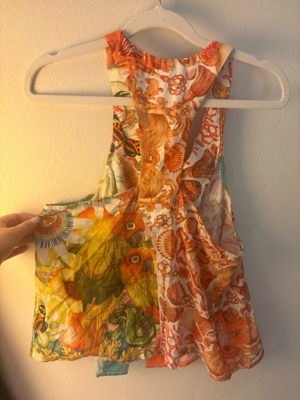 Anthropologie Celandine x Emily Carter Tie-Front Vest – Colorful Botanical Print - Picture 3 of 5
